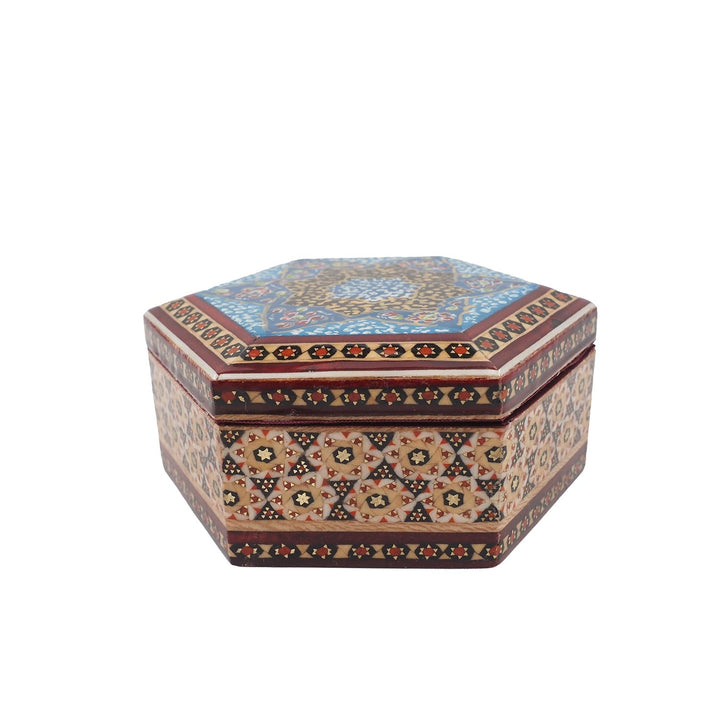 Handcrafted Hatem Inlaid Wooden Decorative Box - WAAH298
