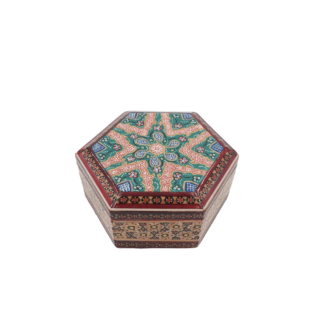 Handcrafted Hatem Inlaid Wooden Decorative Box - WAAH299