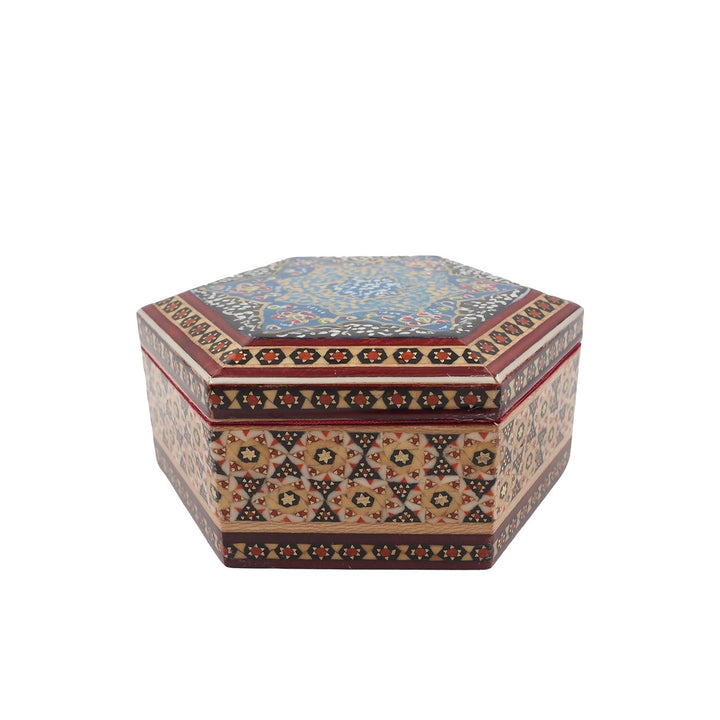 Handcrafted Hatem Inlaid Wooden Decorative Box - WAAH300