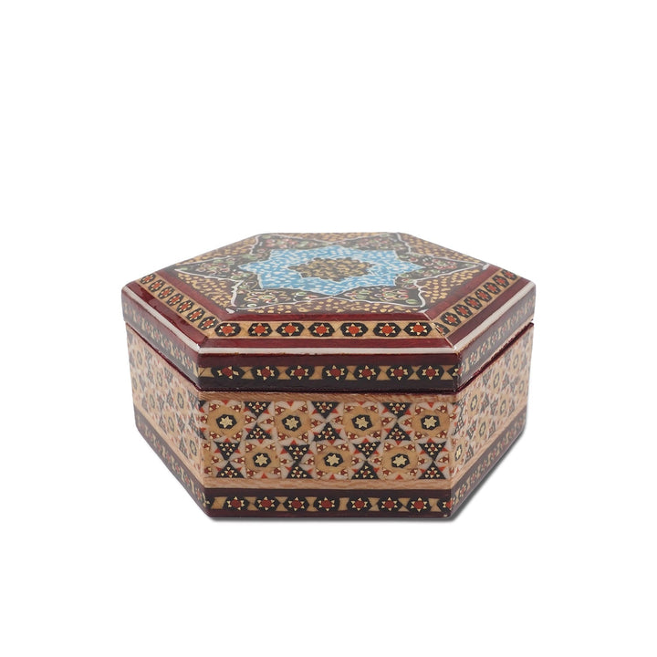 Handcrafted Hatem Inlaid Wooden Decorative Box - WAAH301