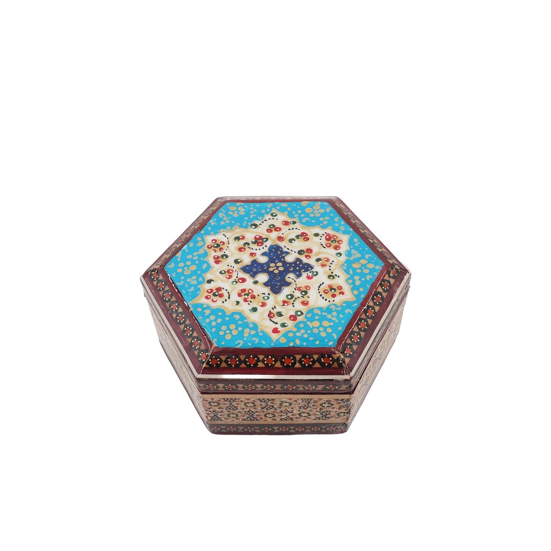 Handcrafted Hatem Inlaid Wooden Decorative Box - WAAH301