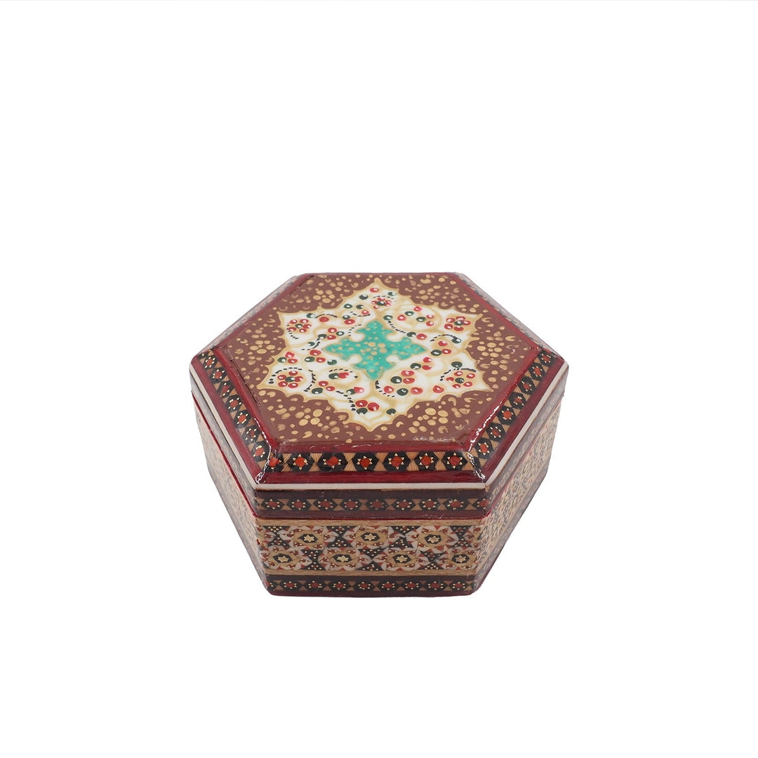 Handcrafted Hatem Inlaid Wooden Decorative Box - WAAH304