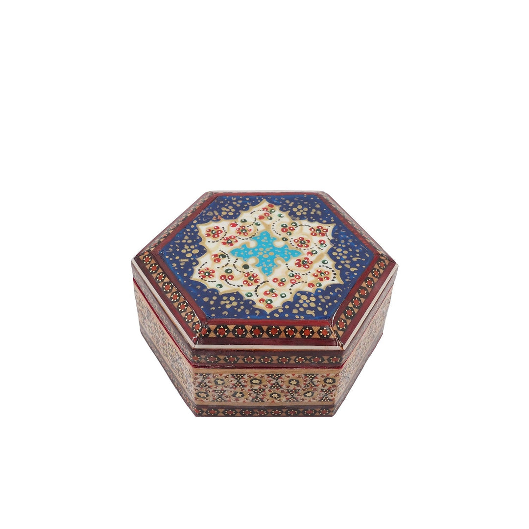 Handcrafted Hatem Inlaid Wooden Decorative Box - WAAH308