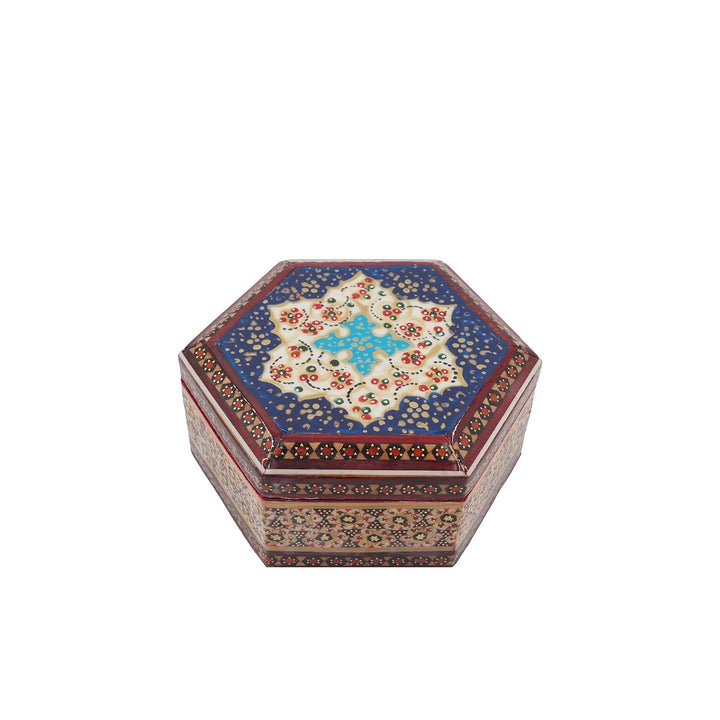 Handcrafted Hatem Inlaid Wooden Decorative Box - WAAH308
