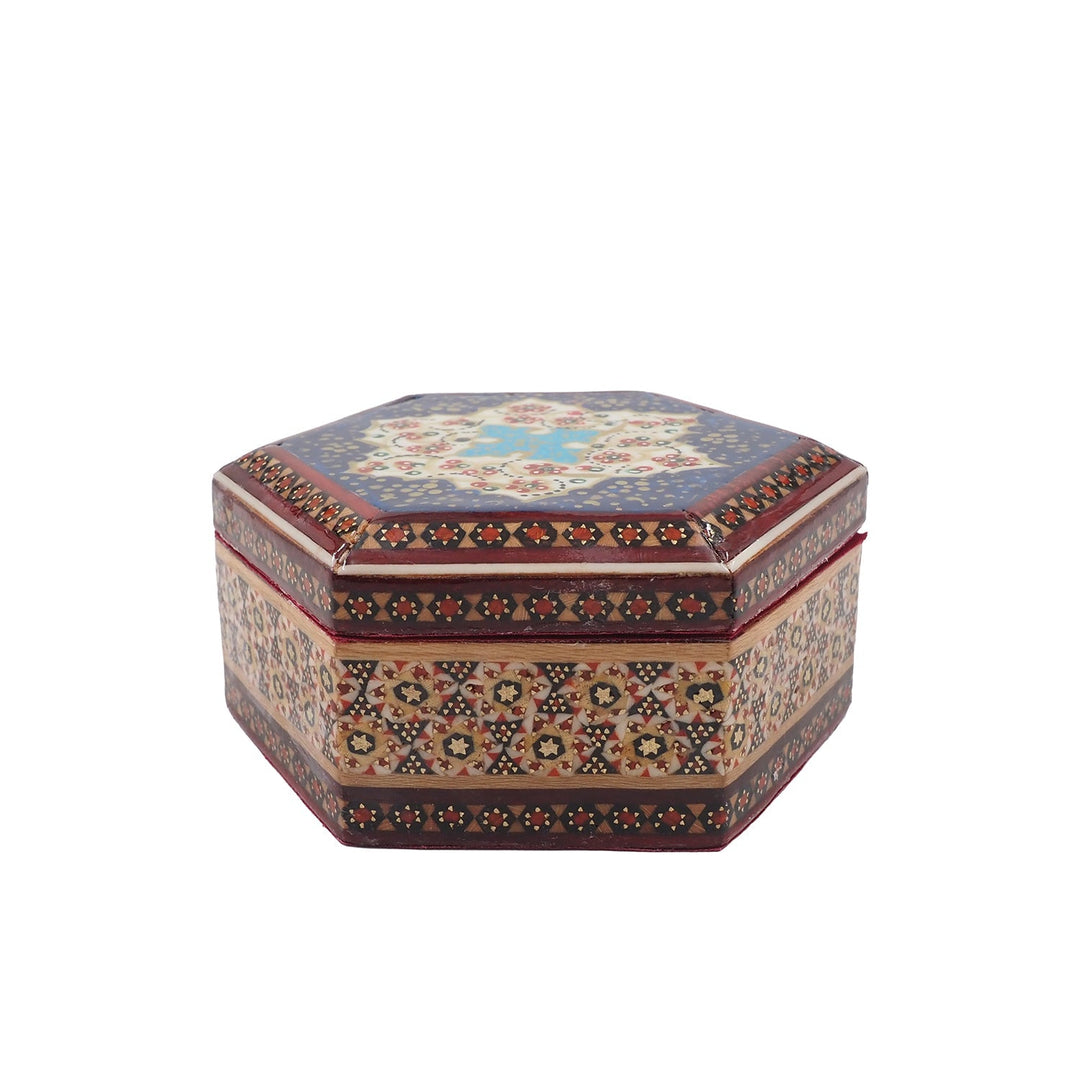 Handcrafted Hatem Inlaid Wooden Decorative Box - WAAH308