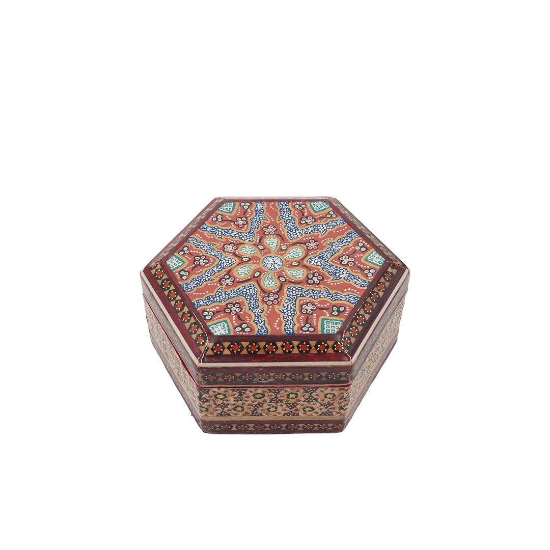 Handcrafted Hatem Inlaid Wooden Decorative Box - WAAH311