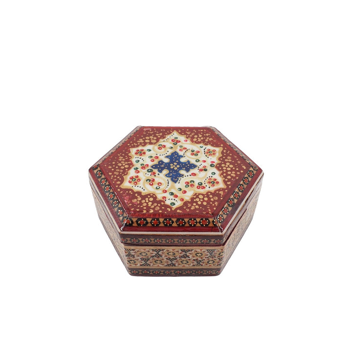 Handcrafted Hatem Inlaid Wooden Decorative Box - WAAH313