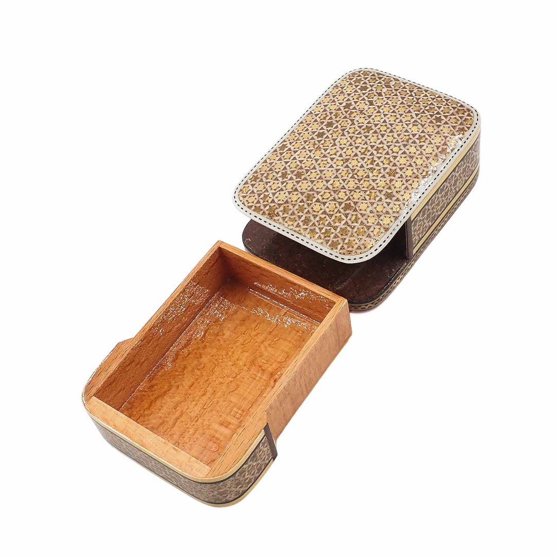 Handcrafted Hatem Inlaid Wooden Decorative Box with Drawer - WAAH315