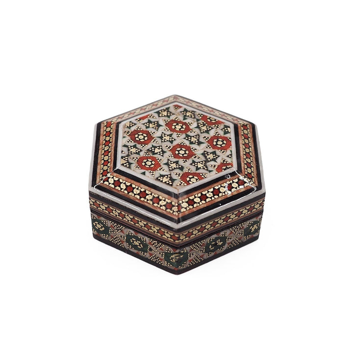 Handcrafted Hatem Inlaid Wooden Decorative Box - WAAH324