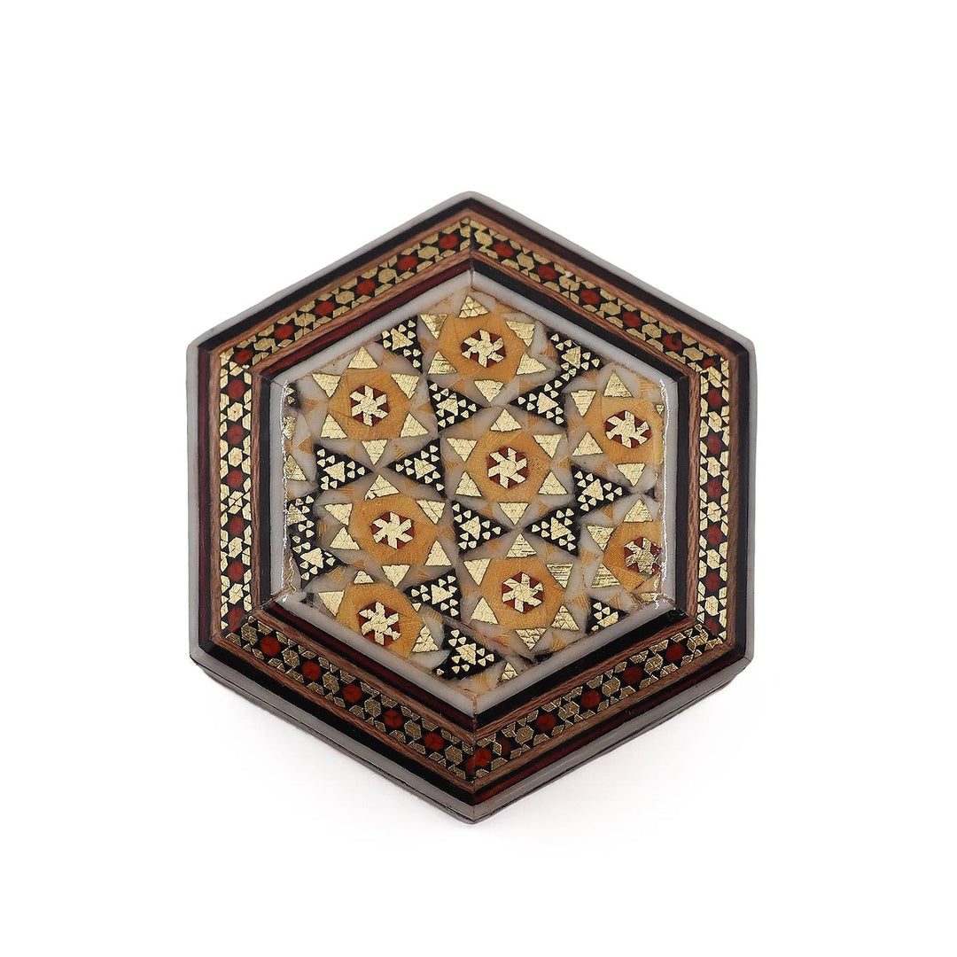 Handcrafted Hatem Inlaid Wooden Decorative Box - WAAH325