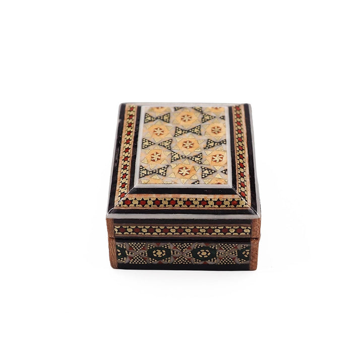 Handcrafted Hatem Inlaid Wooden Decorative Box - WAAH326