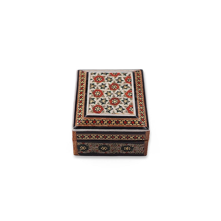 Handcrafted Hatem Inlaid Wooden Decorative Box - WAAH327