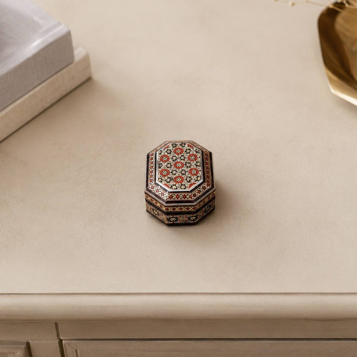 Handcrafted Hatem Inlaid Wooden Decorative Box - WAAH328