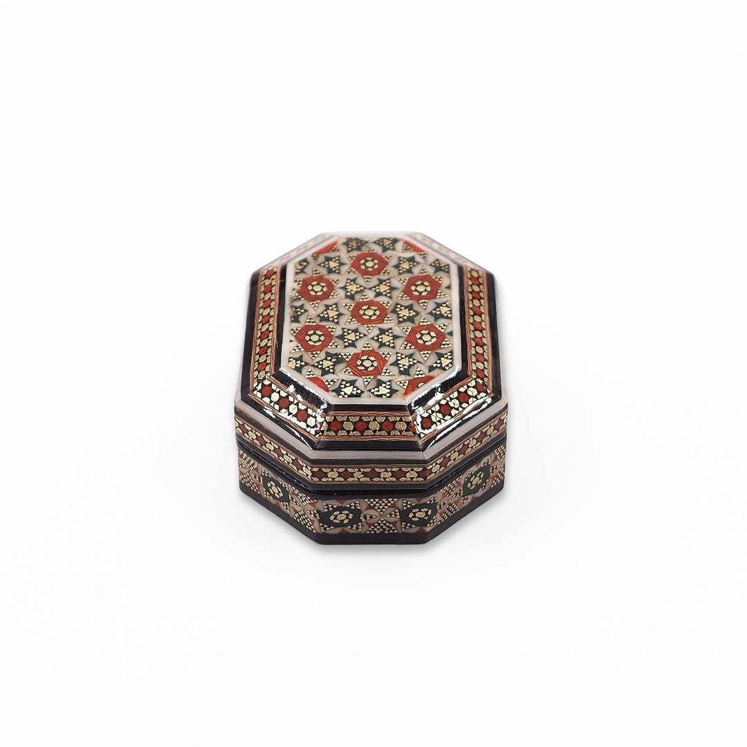 Handcrafted Hatem Inlaid Wooden Decorative Box - WAAH328