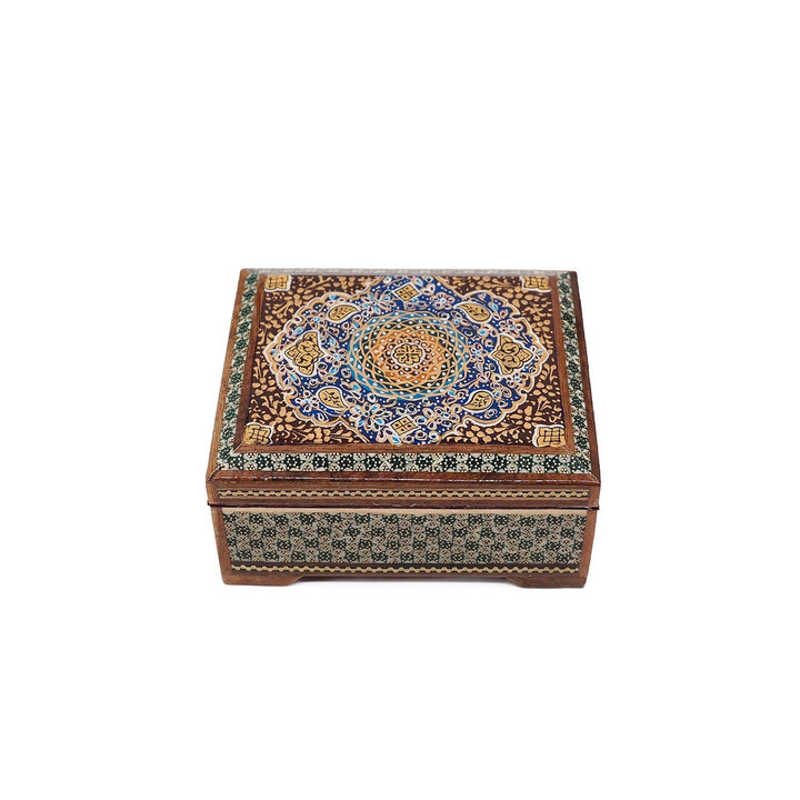 Handcrafted Hatem Inlaid Wooden Decorative Box - WAAH341