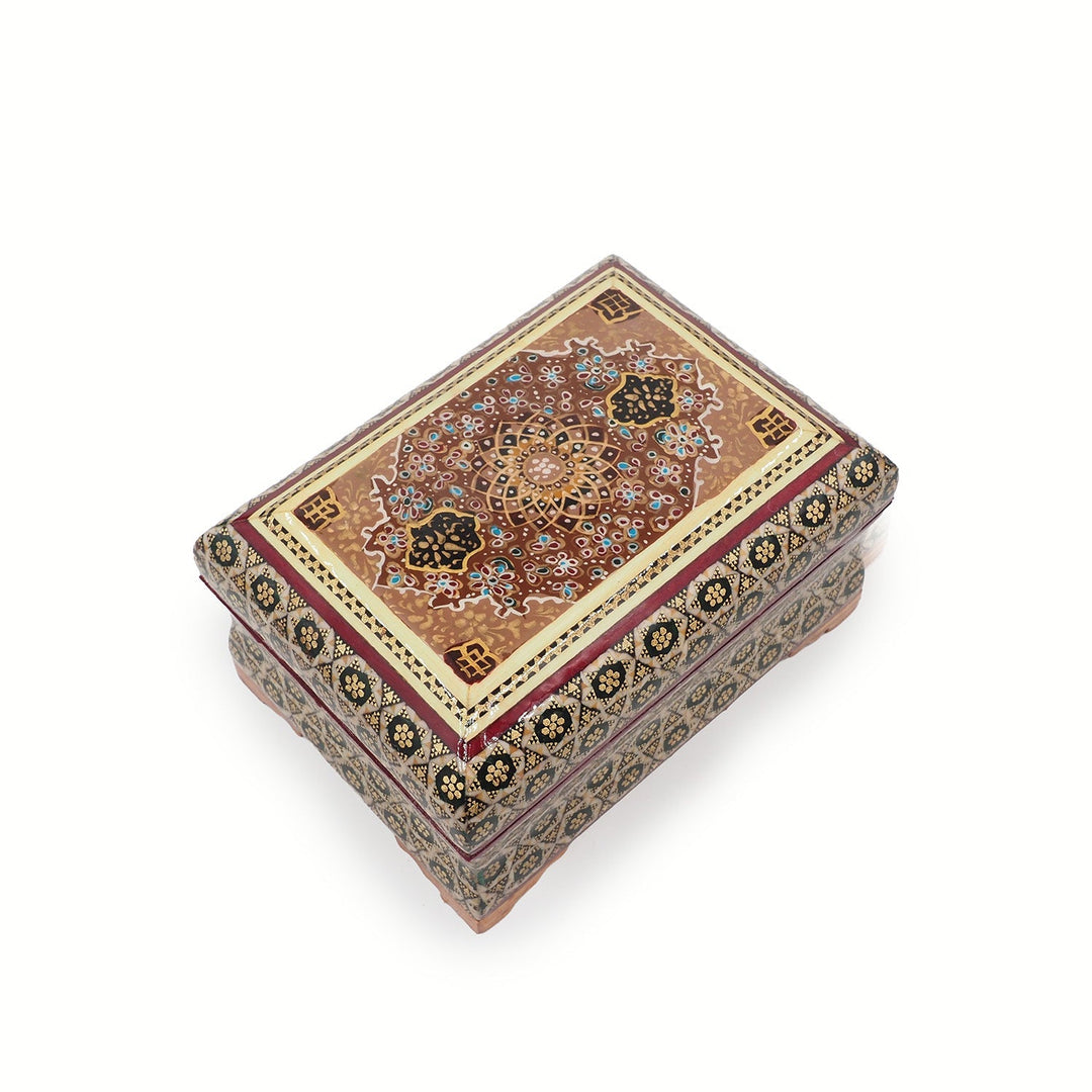 Handcrafted Hatem Inlaid Wooden Decorative Box - WAAH352