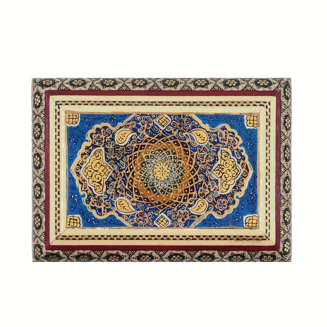 Handcrafted Hatem Inlaid Wooden Decorative Box - WAAH353