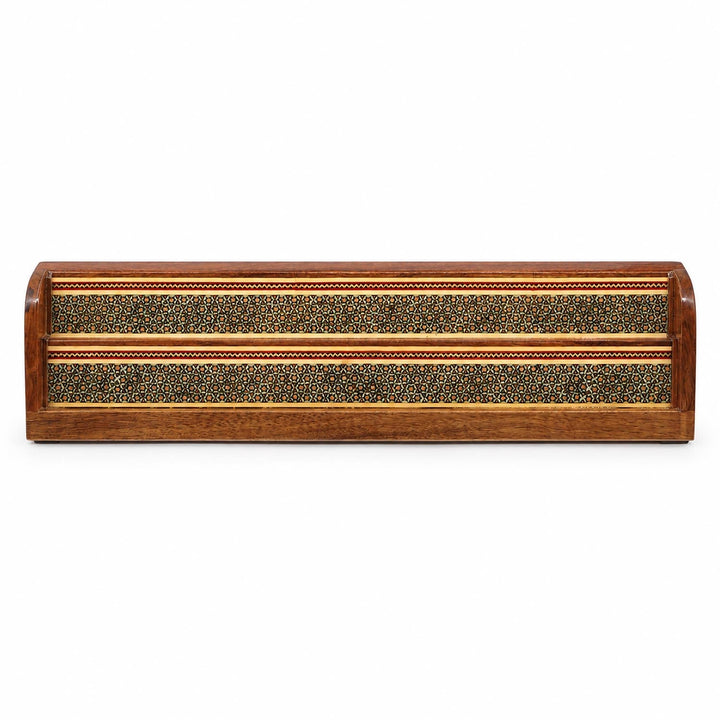 Handcrafted Wooden Okey Set with Hatemkâri Inlay - WAAH385