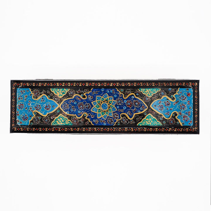 Traditional Motif | Handcrafted Hatem-Inlaid Wooden Box - WAAH399