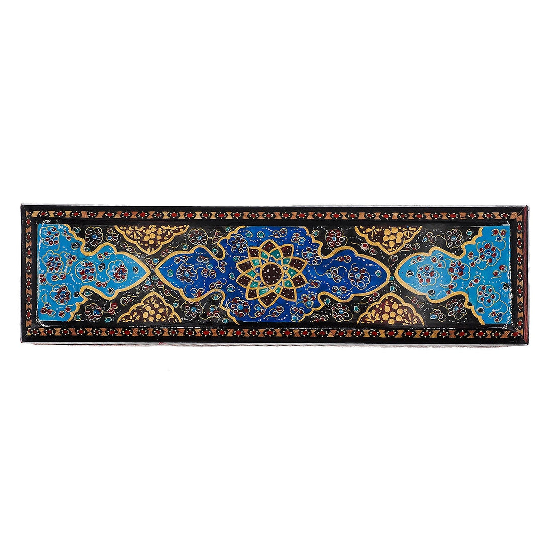 Traditional Motif | Handcrafted Hatem-Inlaid Wooden Box - WAAH401