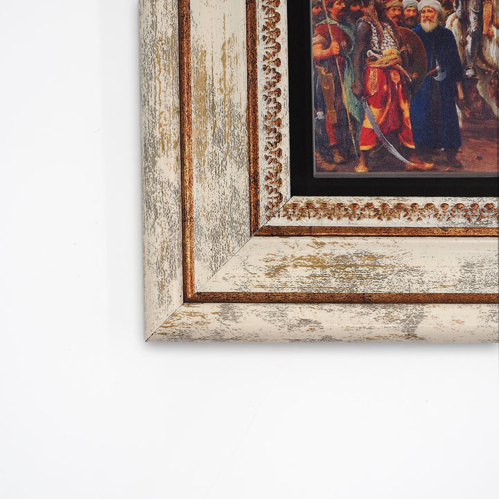 Conquest of Istanbul Natural Stone Wall Art – WAAH417