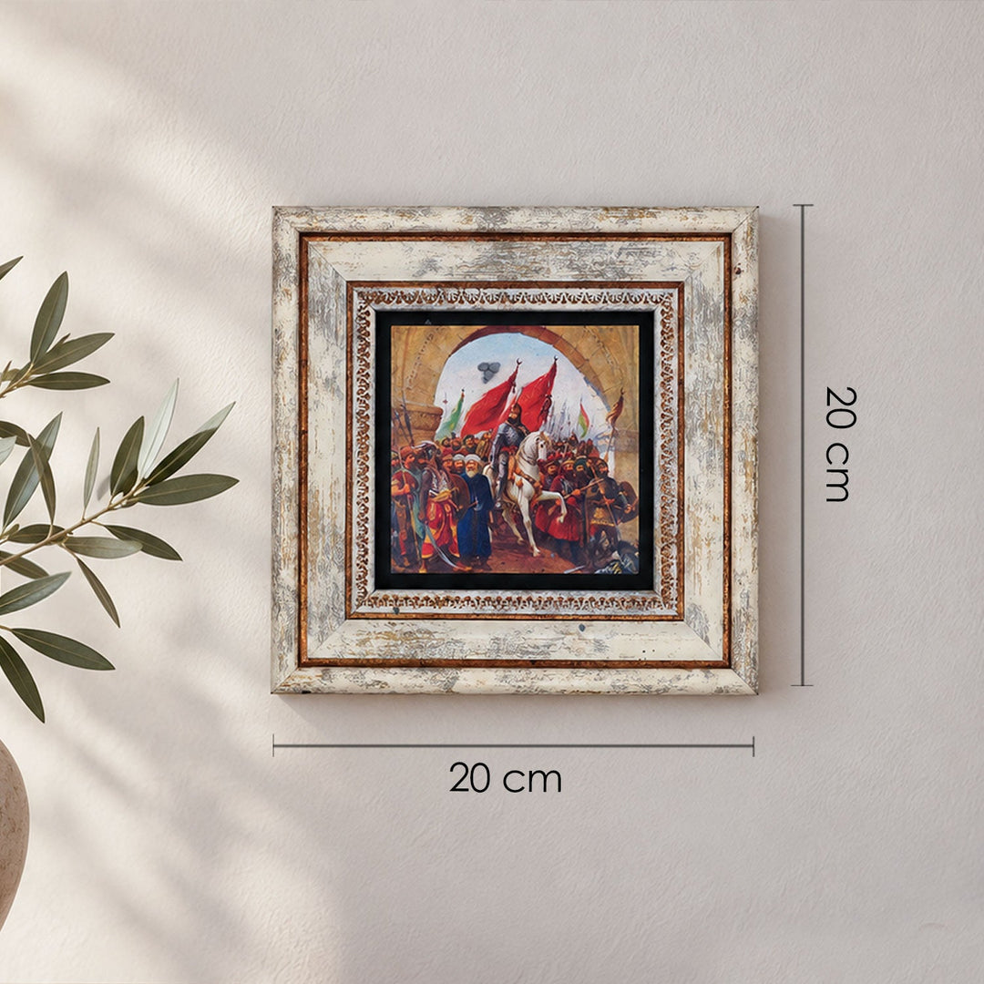 Conquest of Istanbul Natural Stone Wall Art – WAAH417