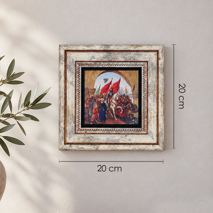 Conquest of Istanbul Natural Stone Wall Art – WAAH417