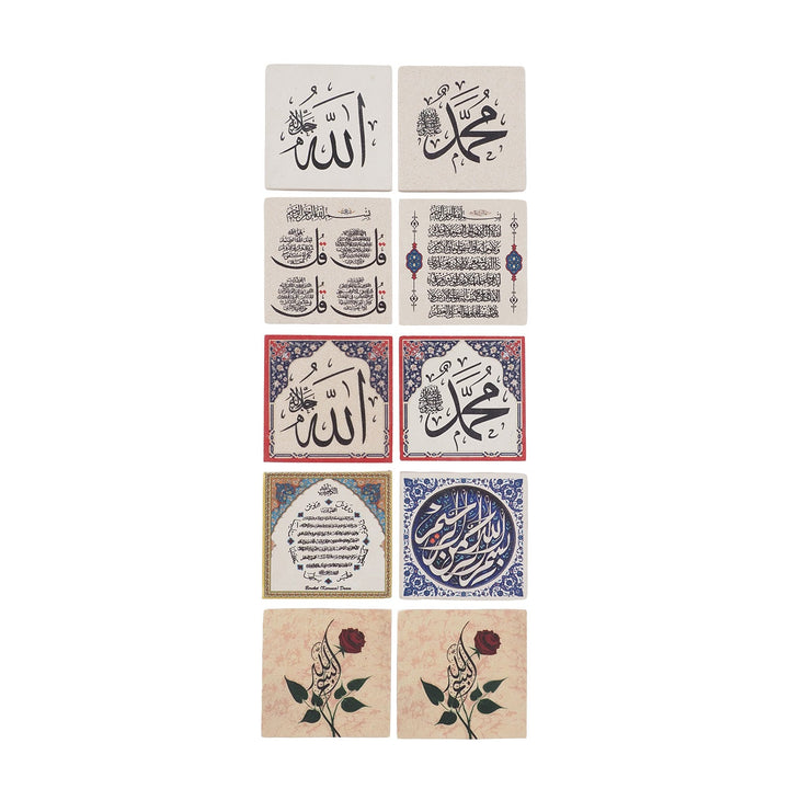 10-Piece Natural Stone Fridge Magnet Set – WAAH506