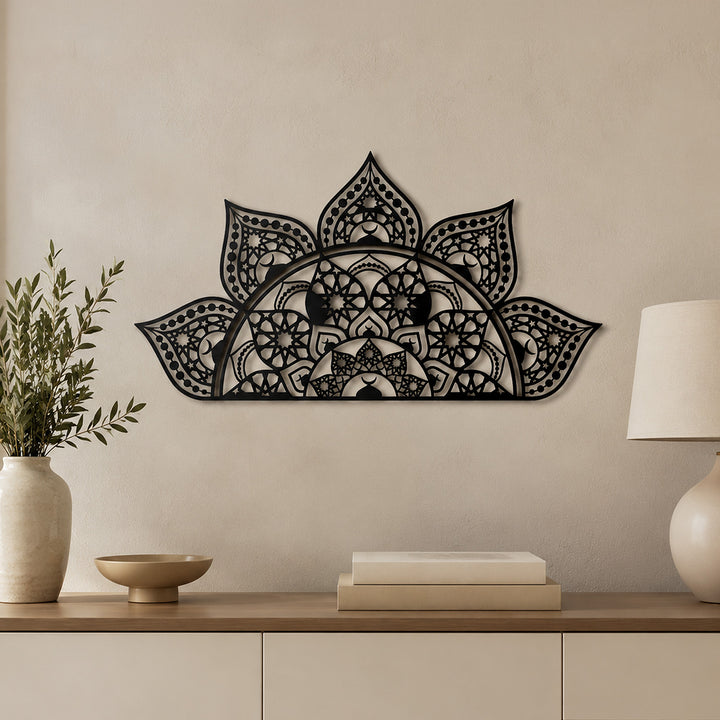Islamic Mandala Metal Wall Art (Hangable in 4 Ways) - WAM163