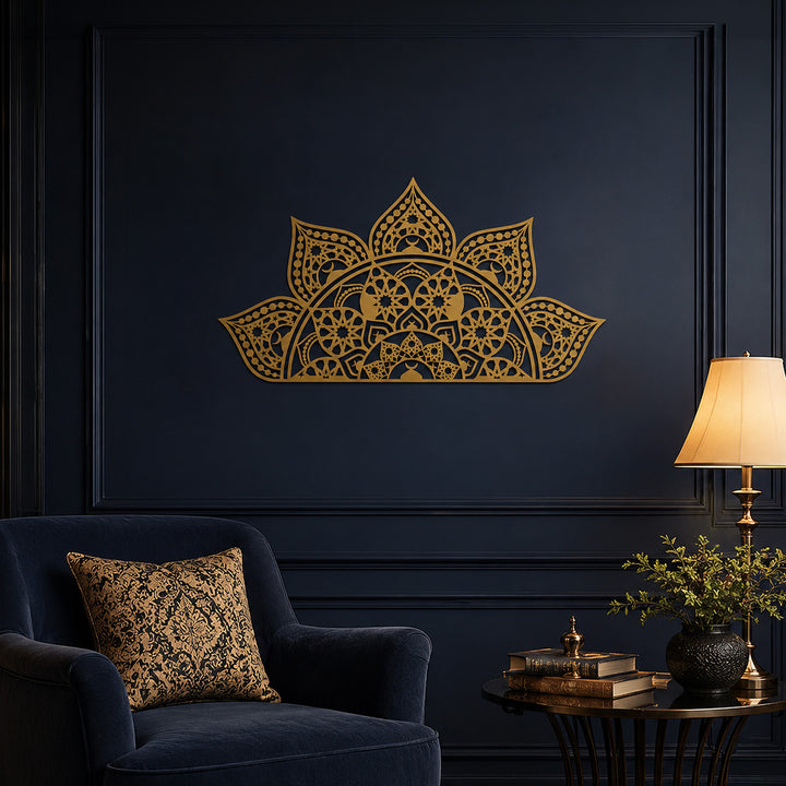 Islamic Mandala Metal Wall Art (Hangable in 4 Ways) - WAM163