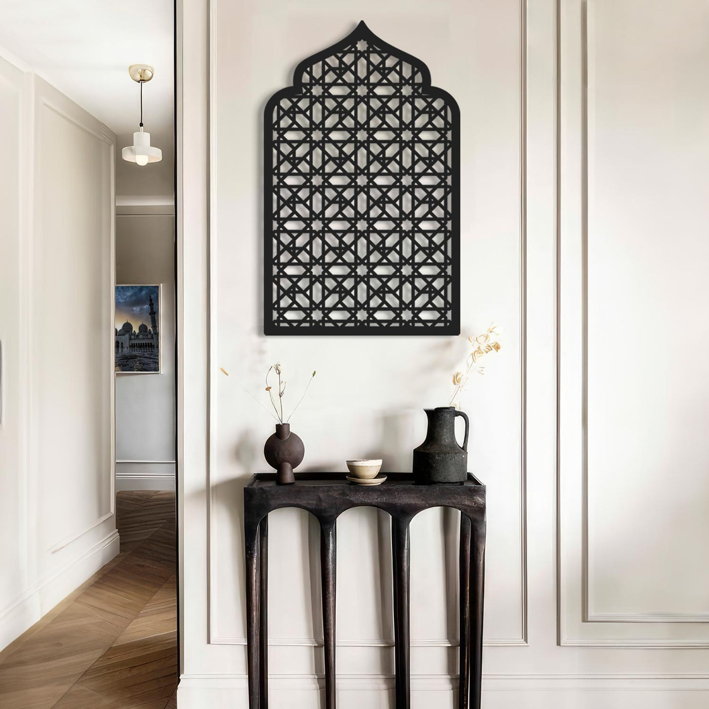 Mihrab Patterned Metal Wall Art - WAM228