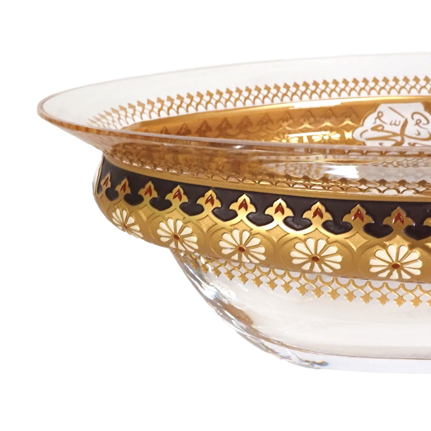 Kösem Gondola Decorative Glass Bowl - WAMC003