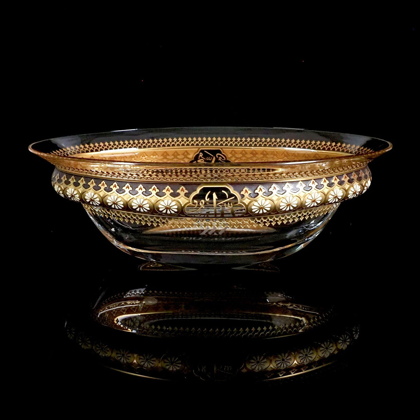 Kösem Gondola Decorative Glass Bowl - WAMC003