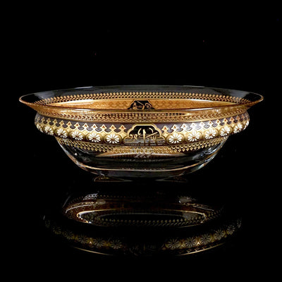 Kösem Gondola Decorative Glass Bowl - WAMC003