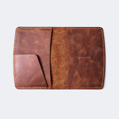 Leather Passport Wallet - WAD004