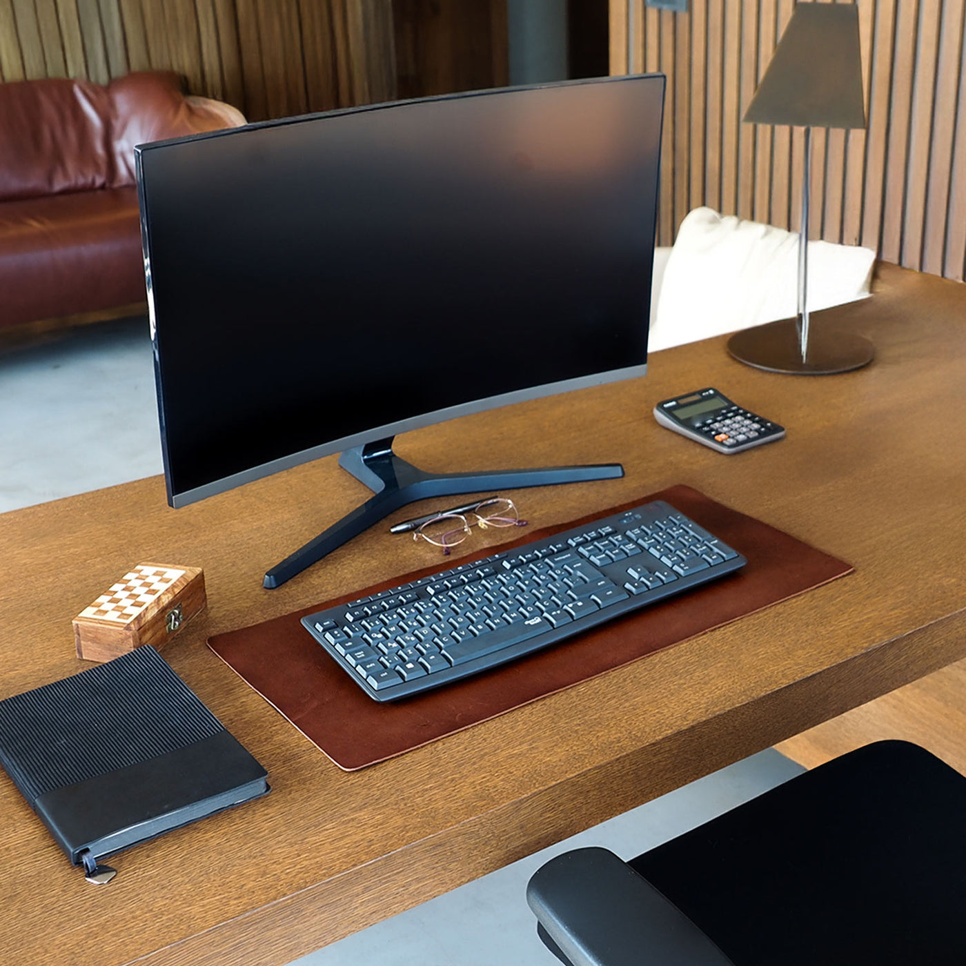 Leather Desk Pad (Scratch Proof) - WAD008