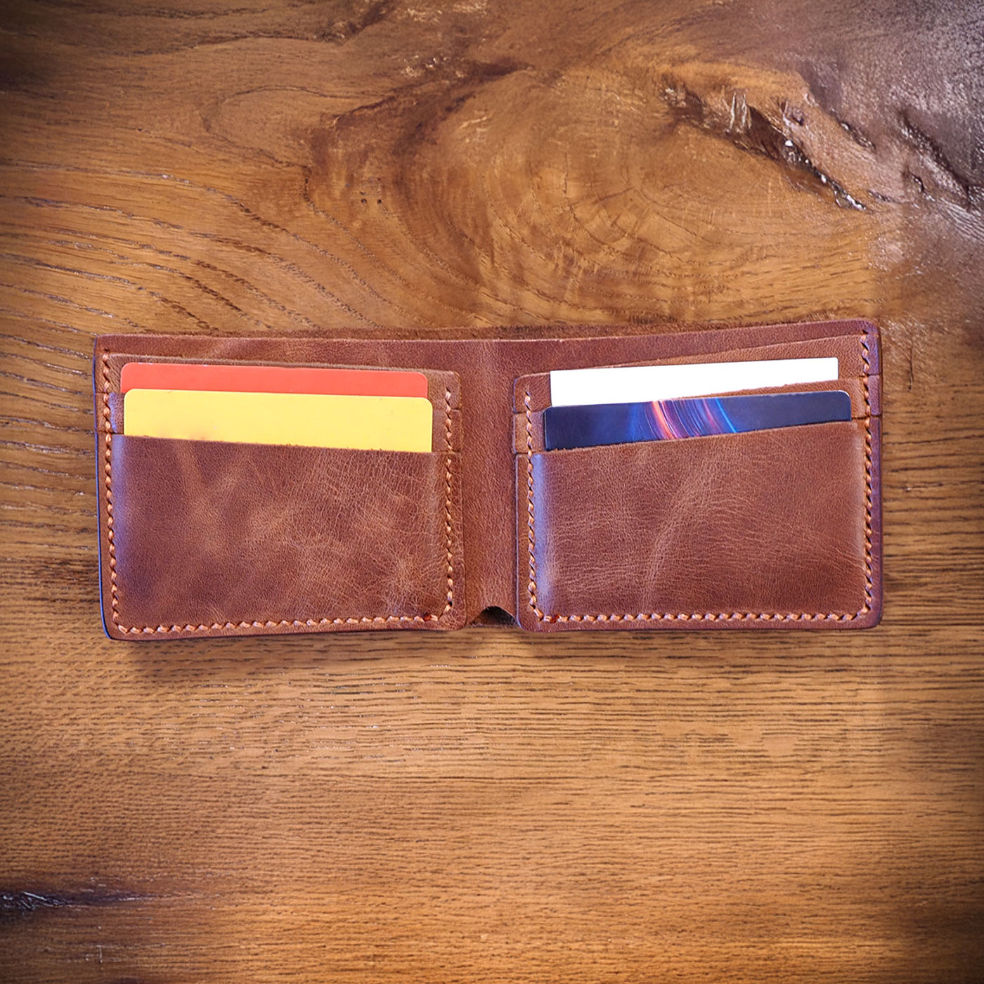 Classic Bifold Leather Wallet - WAD013