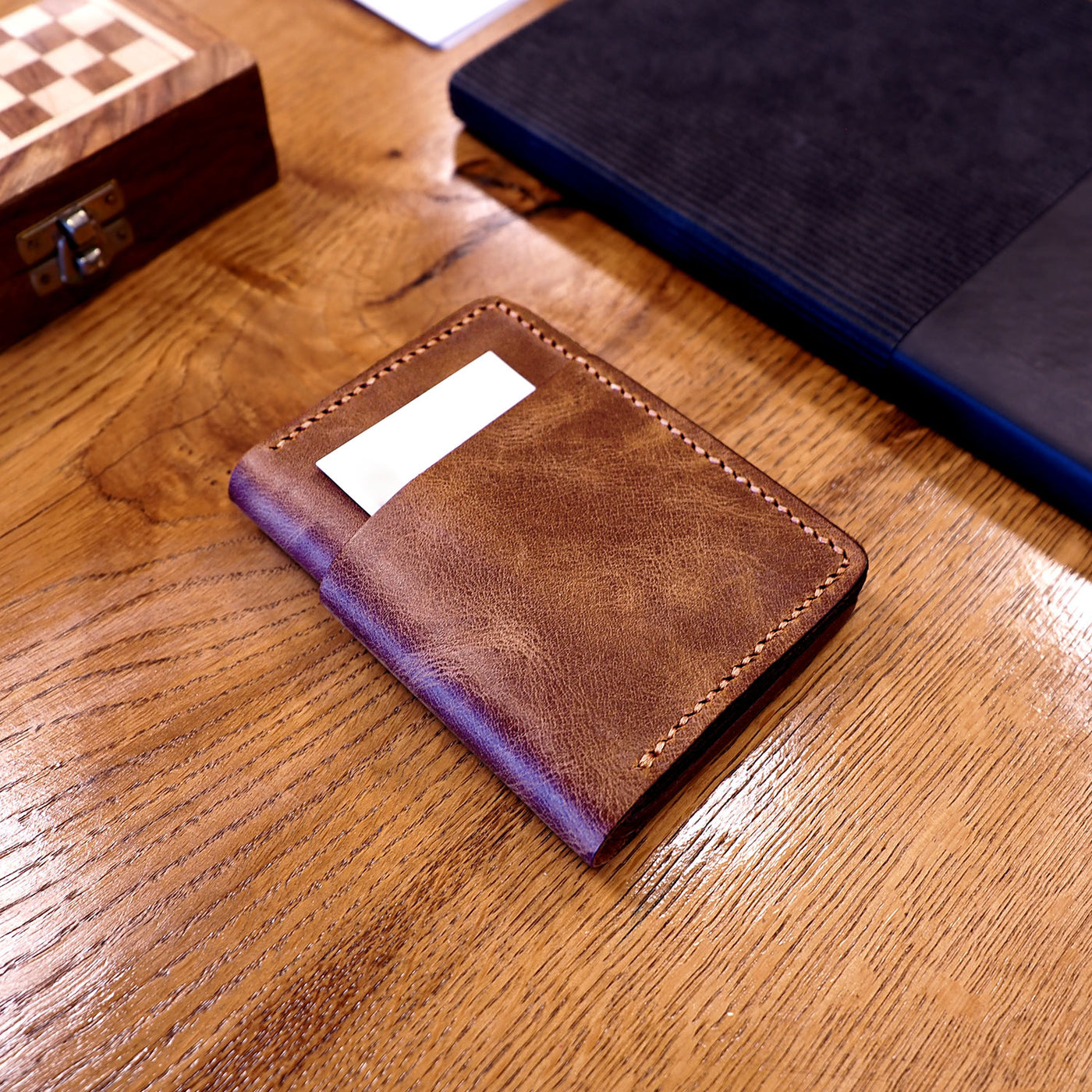 XL Vertical Wallet with Cash Pocket - WAD014