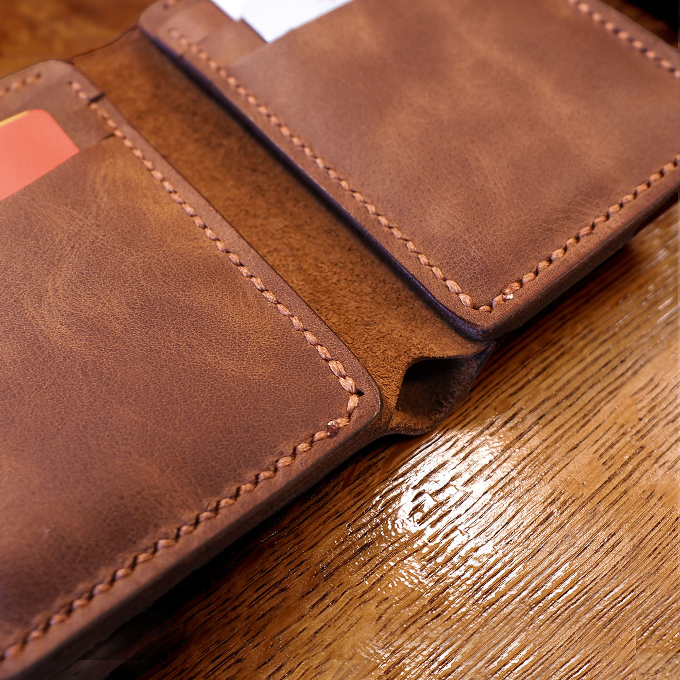 XL Vertical Wallet with Cash Pocket - WAD014