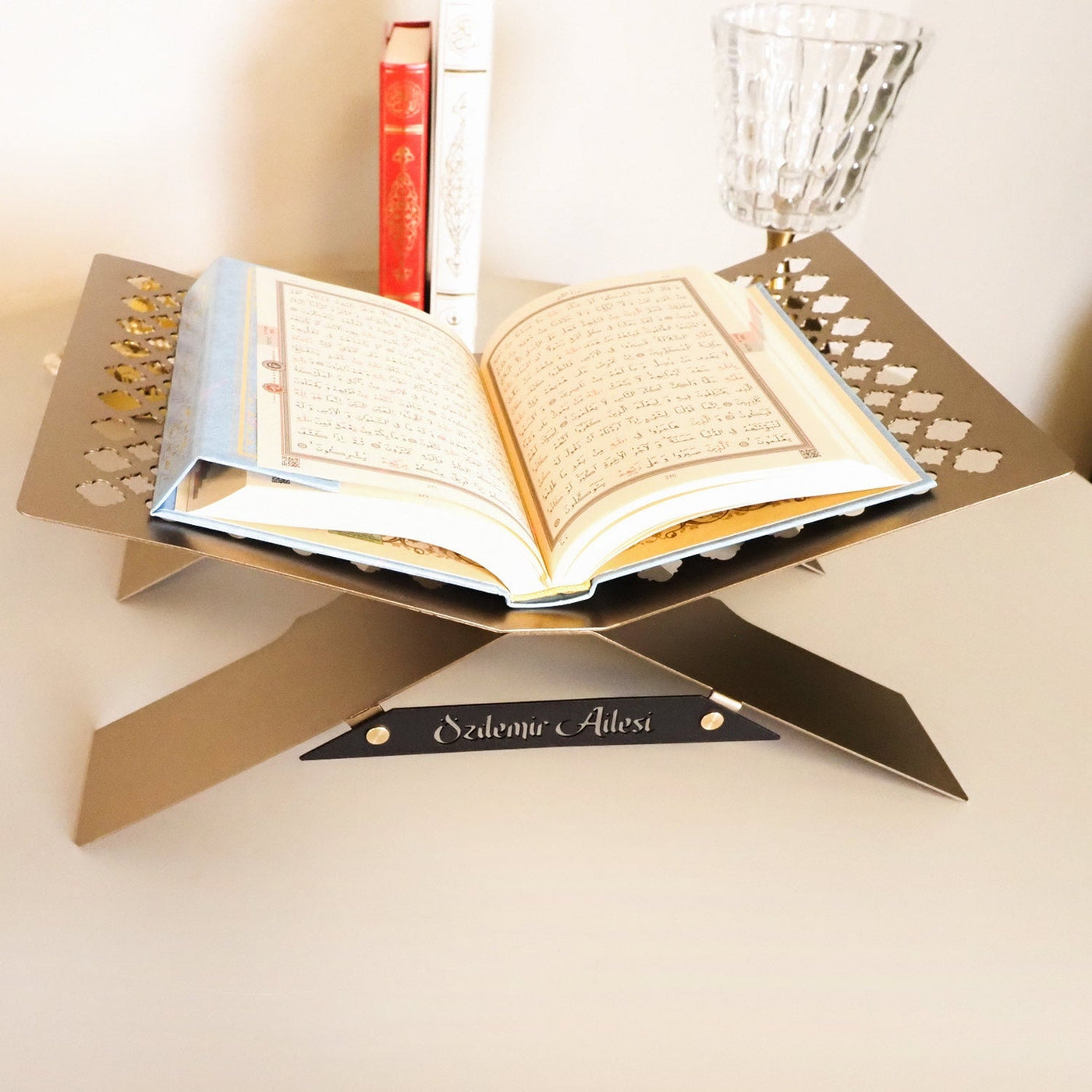 Personalized Metal Qur'an Holder - WAMH166