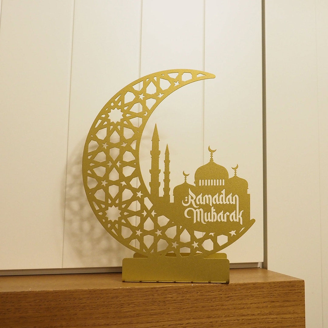 Ramadan Mubarak Metal Candle Holder - WAMH191
