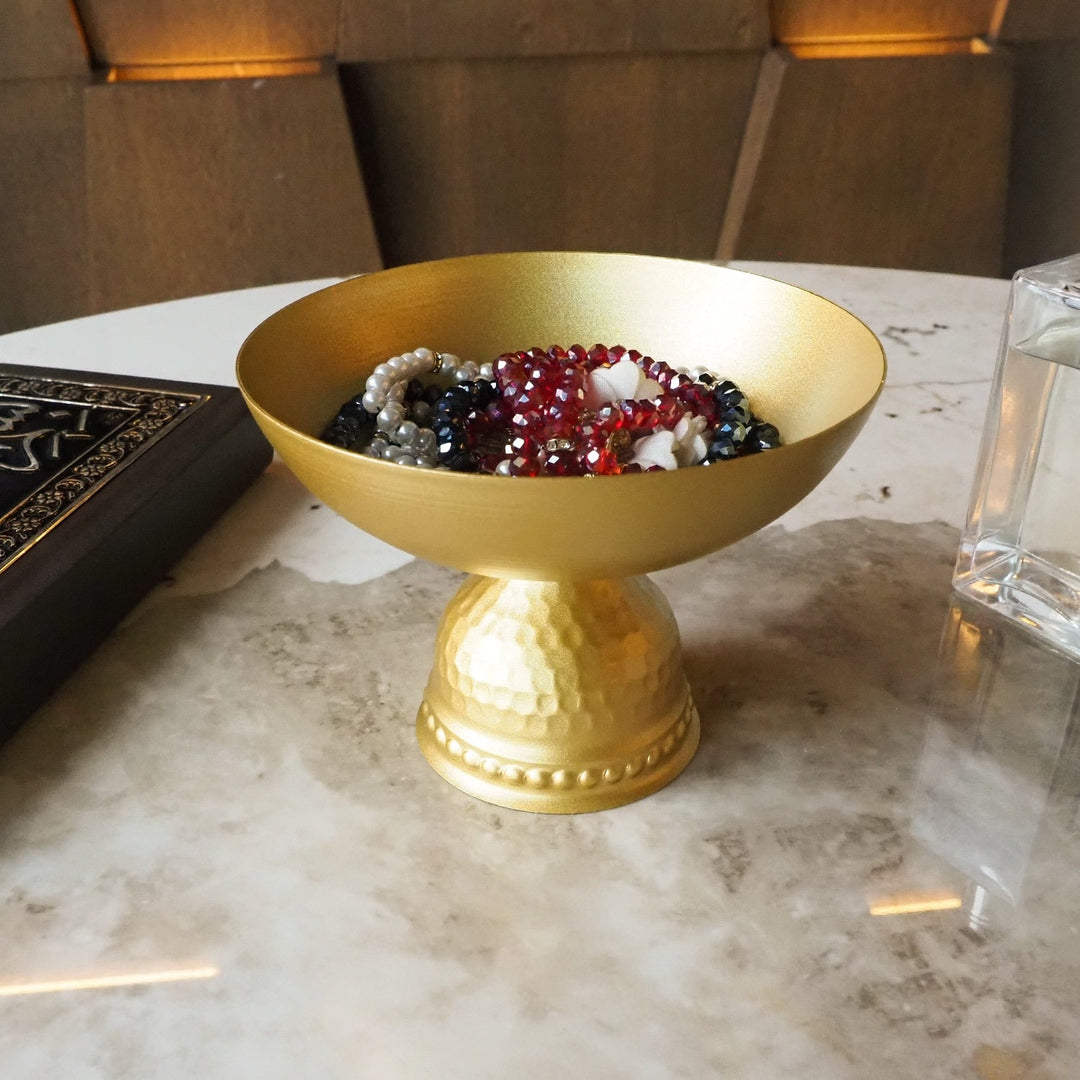 Metal Pedestal Bowl - WAMH195