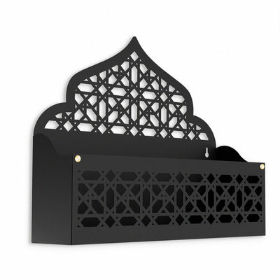 Mihrab-Shaped Metal Organizer for Quran, Tasbih & Prayer Mat – WAMH200