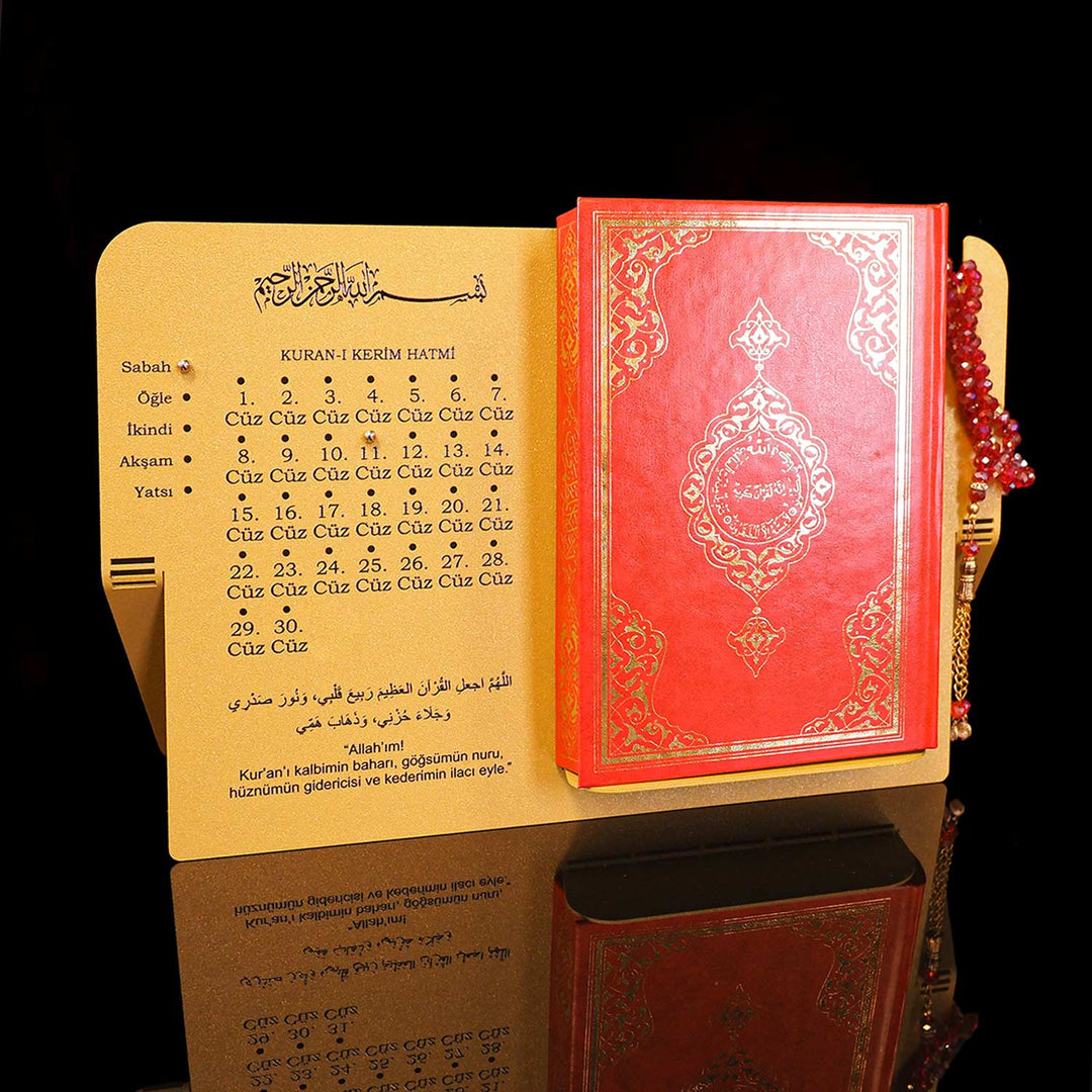 Metal Quran Stand with Juz Progress Tracker (Turkish) - WAMH203