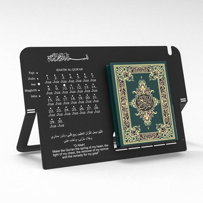 Metal Quran Stand with Juz Progress Tracker - WAMH207