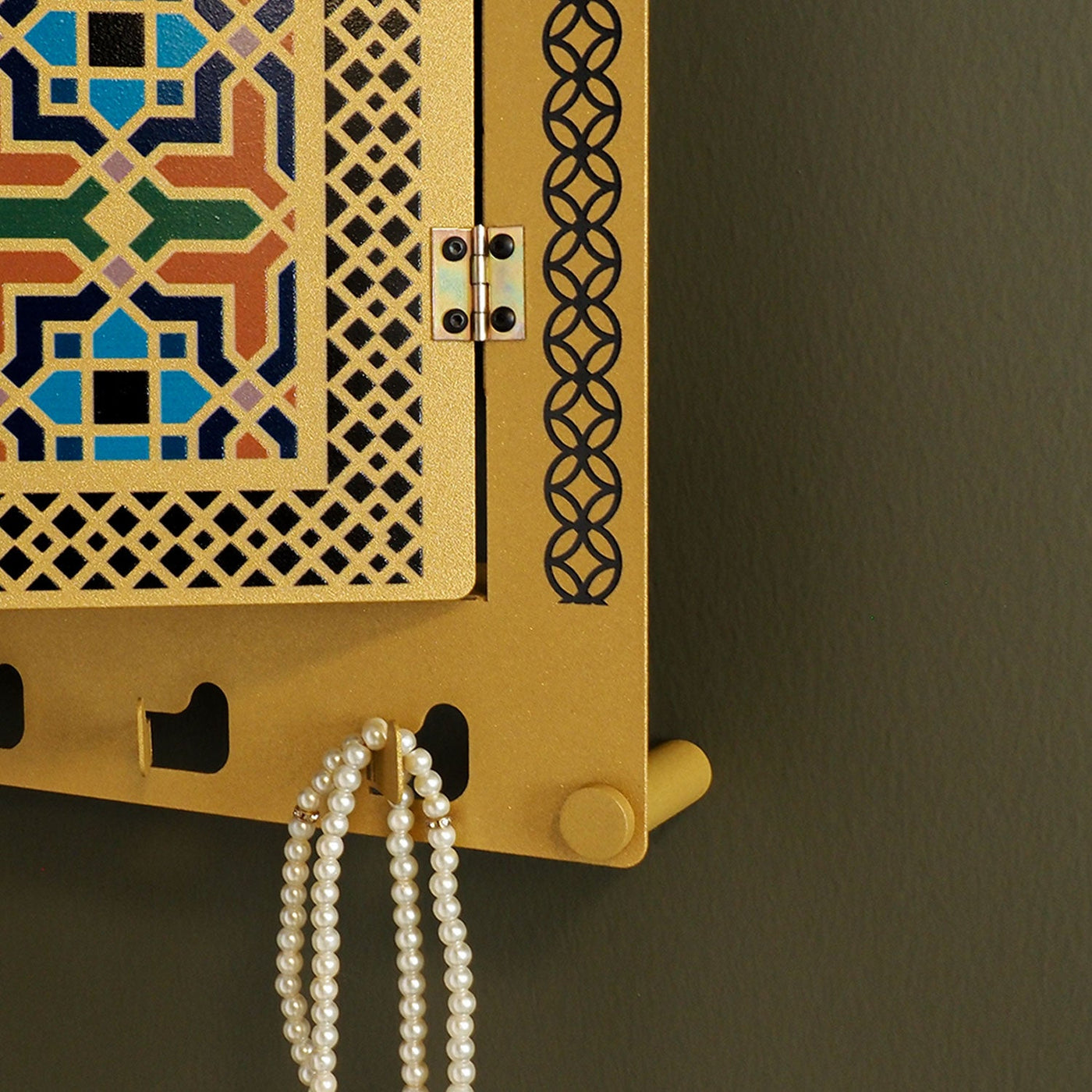 Custom Mihrab Shaped Metal Wall Display Cabinet - WAMH211