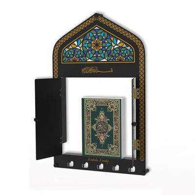 Custom Mihrab Shaped Metal Wall Display Cabinet - WAMH211