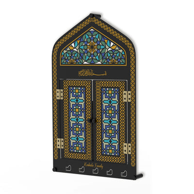 Custom Mihrab Shaped Metal Wall Display Cabinet - WAMH211