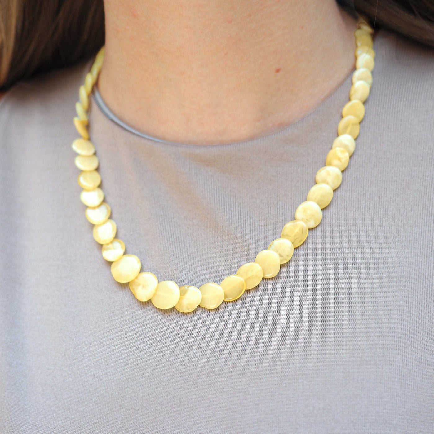 Natural Amber Necklace for Women - WAMT028