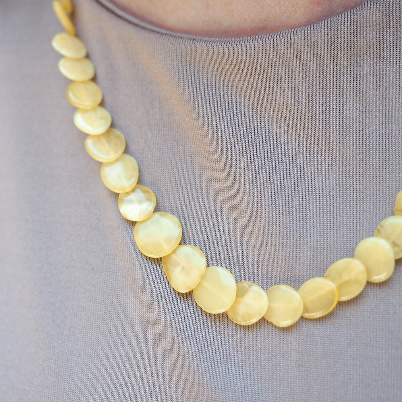 Natural Amber Necklace for Women - WAMT028